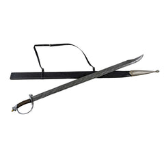 Naval Saber- Extended Cutlass Sword- Damascus Steel -40" - Battling Blades