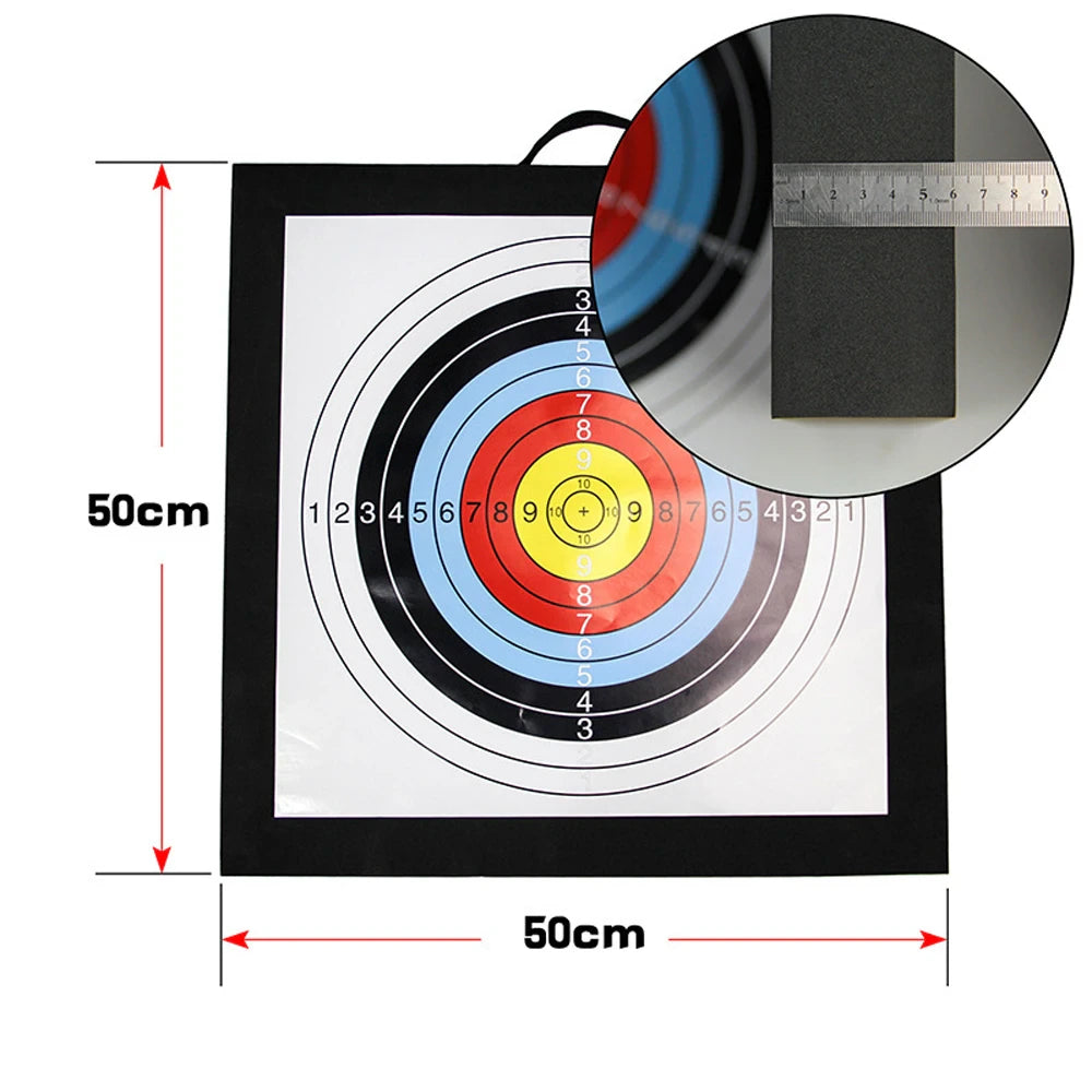High Density EVA Foam Archery Target: 50x50 Board
