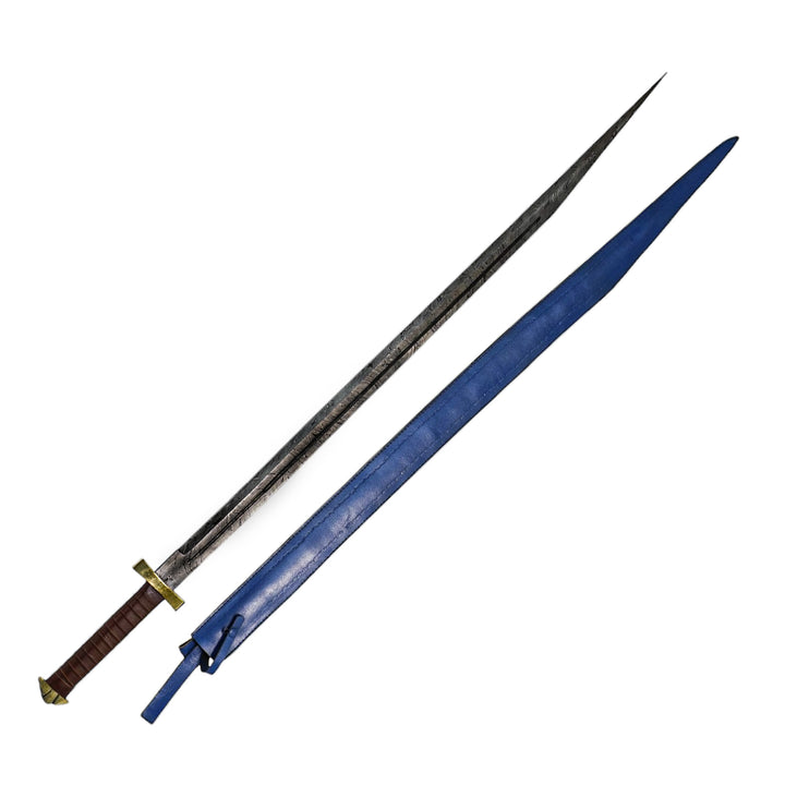 Great Seax – Viking War Sword- Damascus Steel- 50" - Battling Blades