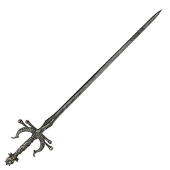 Black Knight Inferno Sword- High Carbon Damascus Steel - 46" - Battling Blades