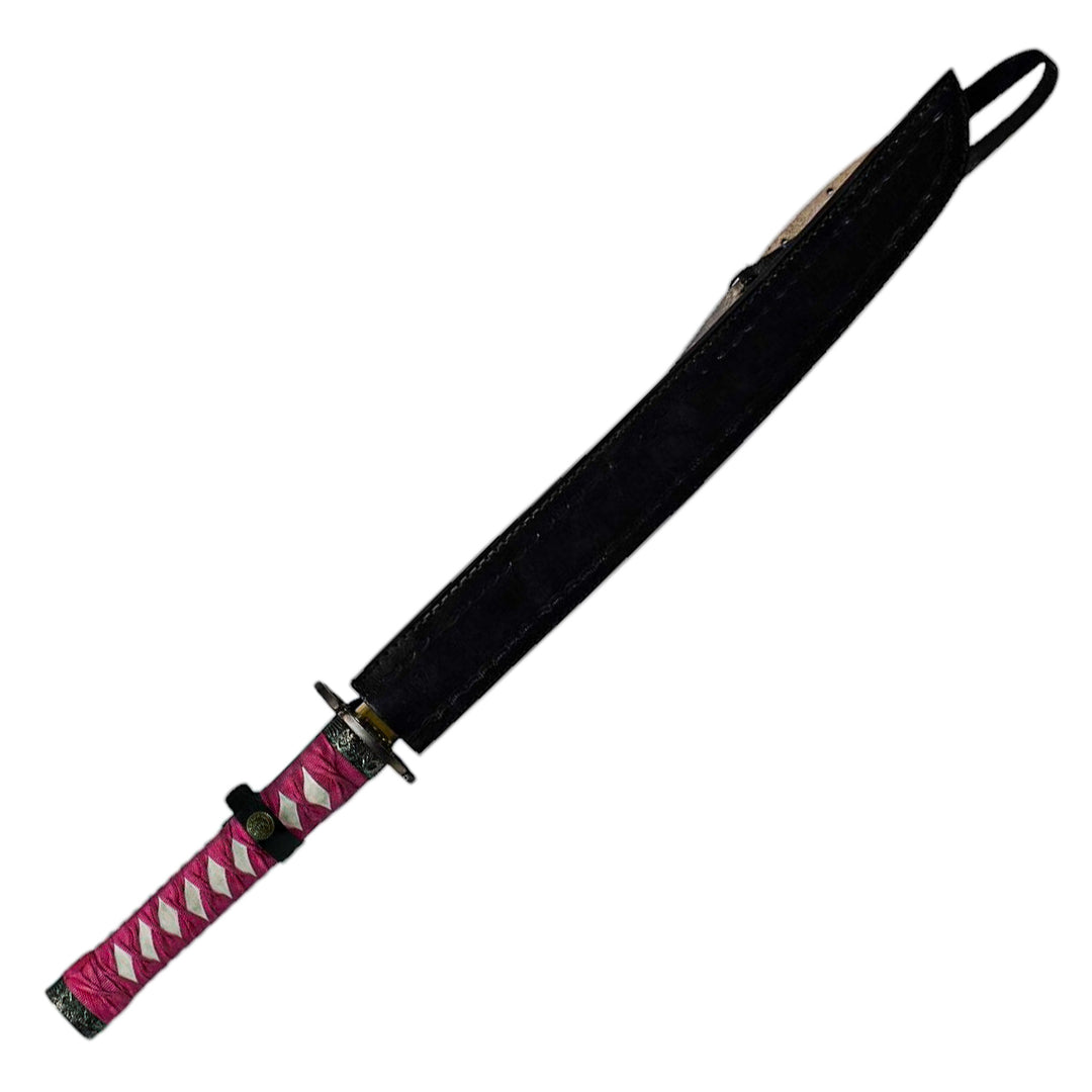 Pink Wakizashi Sword- Stainless Steel- 30"