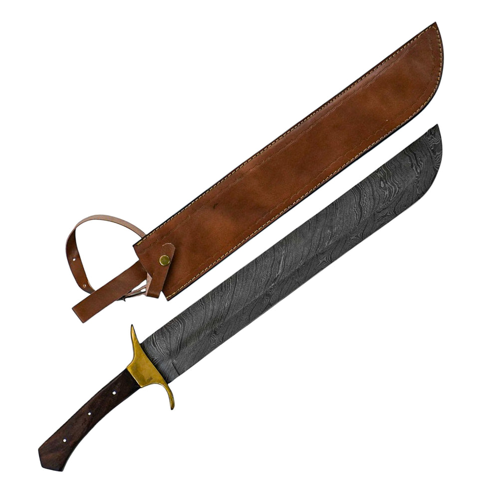 Forest Knife- High Carbon Damascus Steel- 27" 