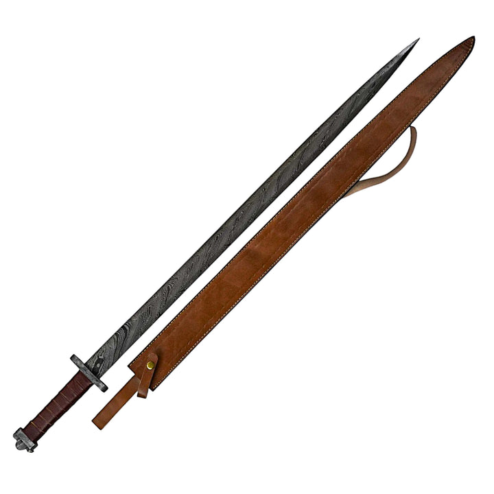 Ulfberht Sword- Damascus Steel- 46" - Battling Blades