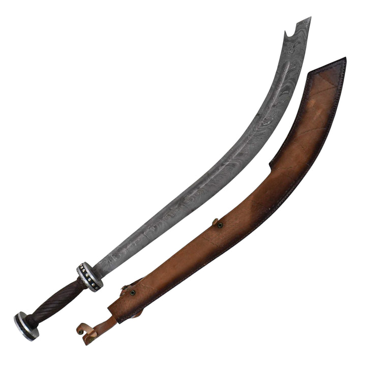 Arabian Scimitar- Damascus Steel- 44" - Battling Blades