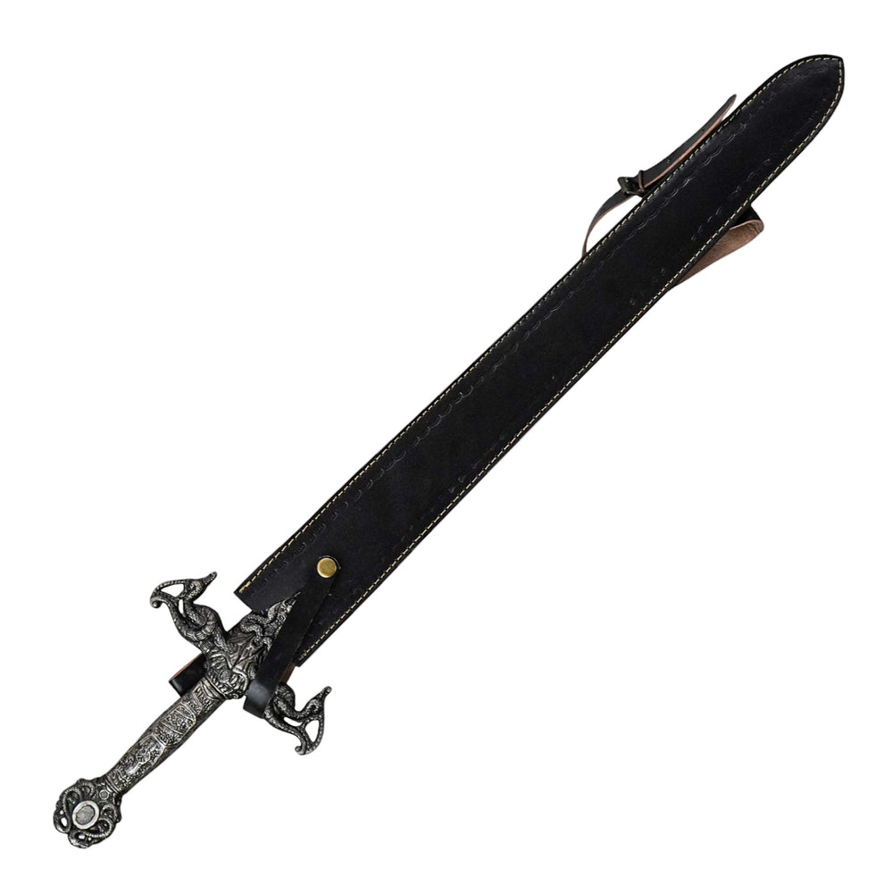 Medieval Arming Sword- Damascus Steel- 32"