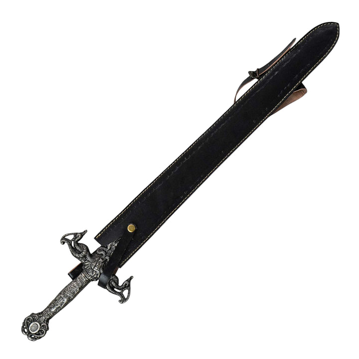 Medieval Arming Sword- Damascus Steel- 32" - Battling Blades