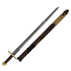 Medieval Bastard Sword – 1095 Steel- 42" - Battling Blades