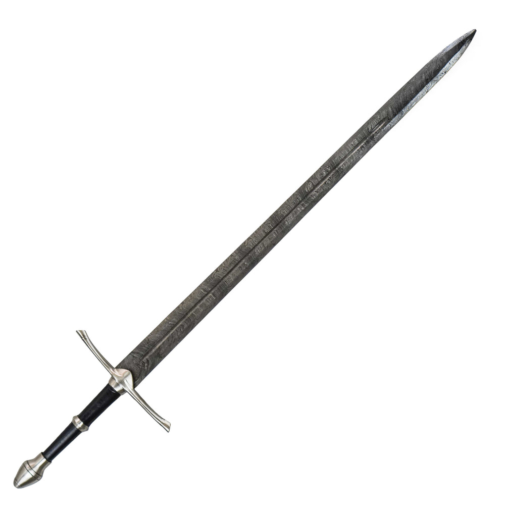 Longsword with Knife - 44"- High Carbon Damascus Steel