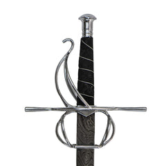 Swept-Hilt Rapier Sword- Damascus Steel -48" - Battling Blades