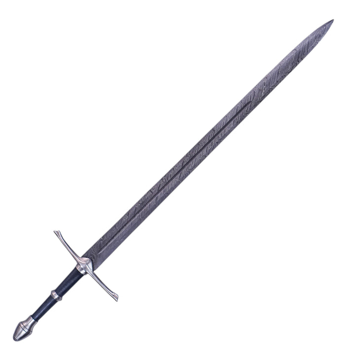 Longsword with Jeweled Sheath- 44"- High Carbon Damascus Steel Sword - Battling Blades