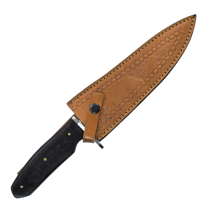 Clip-Point Camping Knife- 14"- Stainless Steel - Battling Blades