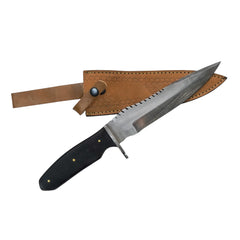 Clip-Point Camping Knife- 14"- Stainless Steel - Battling Blades