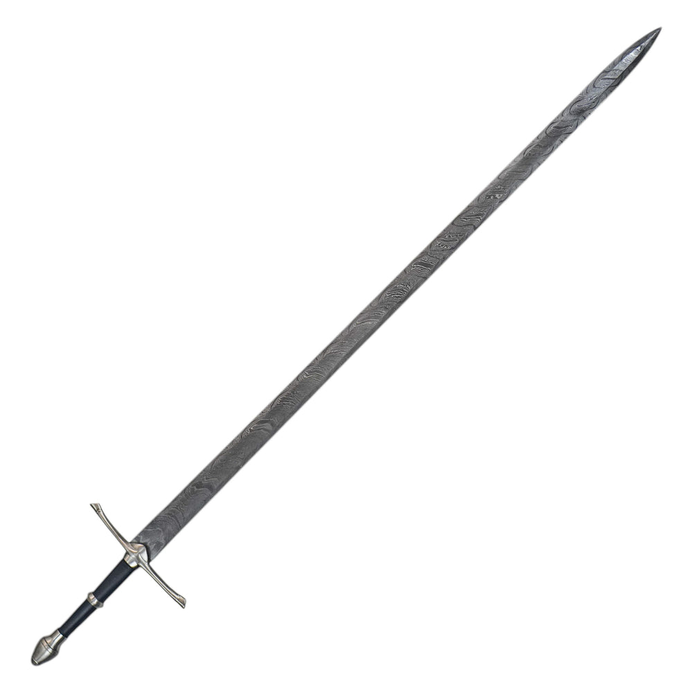 Greatsword- Damascus Steel- 58"- Hand Forged