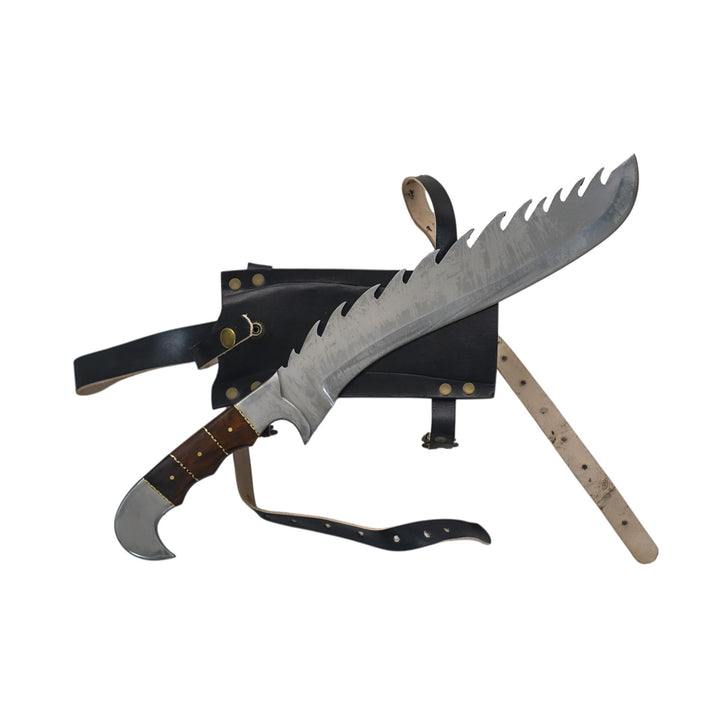 Dragon Gurkha Kukri Knife-Handmade Stainless Steel- 19" - Battling Blades