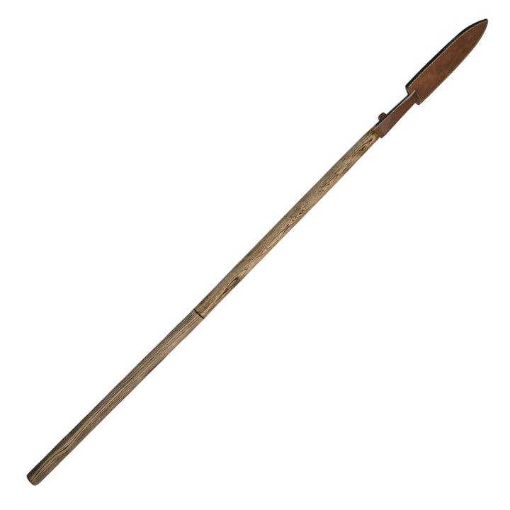 Long War Spear – Leaf Blade- Damascus Steel- 50" - Battling Blades