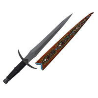 Cinquedea Short Sword - Renaissance Stainless Steel Sword - 24" - Battling Blades