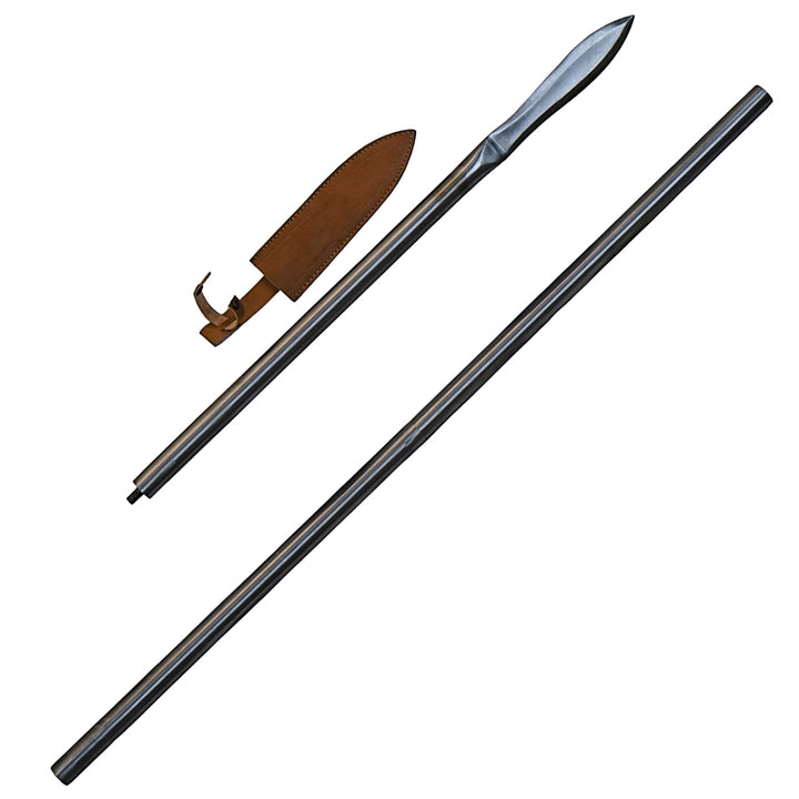Medieval Leaf Spear - Stainless Steel Spear - 70" - Battling Blades