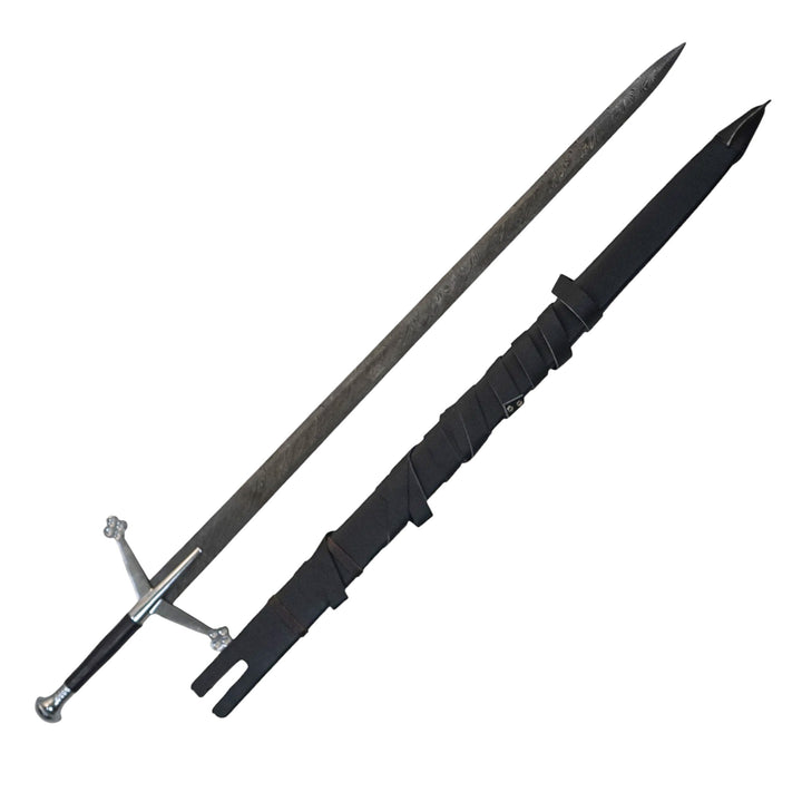 Scottish Claymore Sword- Damascus Steel - 54" - Battling Blades