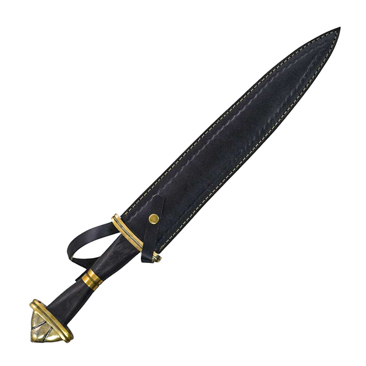 Carolingian Lobed Pommel Viking Sword- Damascus Steel - 24" - Battling Blades