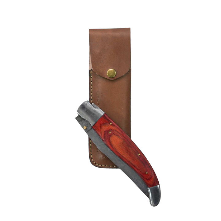 Copper Damascus Folding Knife- 15" - Battling Blades