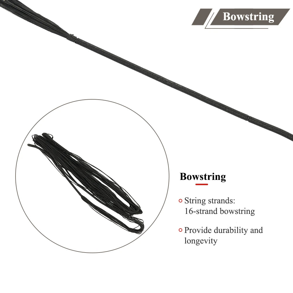 Laminated Limbs Red Riser 25-50lbs Traditional Wood Longbow