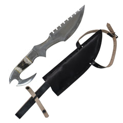 Tracker Knife- Double Bladed with Sheath