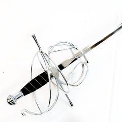 Rapier Sword- Swept Hilt- Stainless Steel-47" - Battling Blades