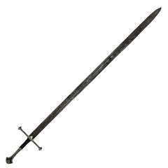 Longsword- Damascus Steel Sword With Clay Temper- 70" - Battling Blades