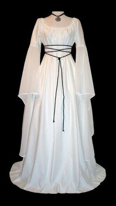 Medieval Vintage Gothic Floor-Length Women's Dress - Battling Blades