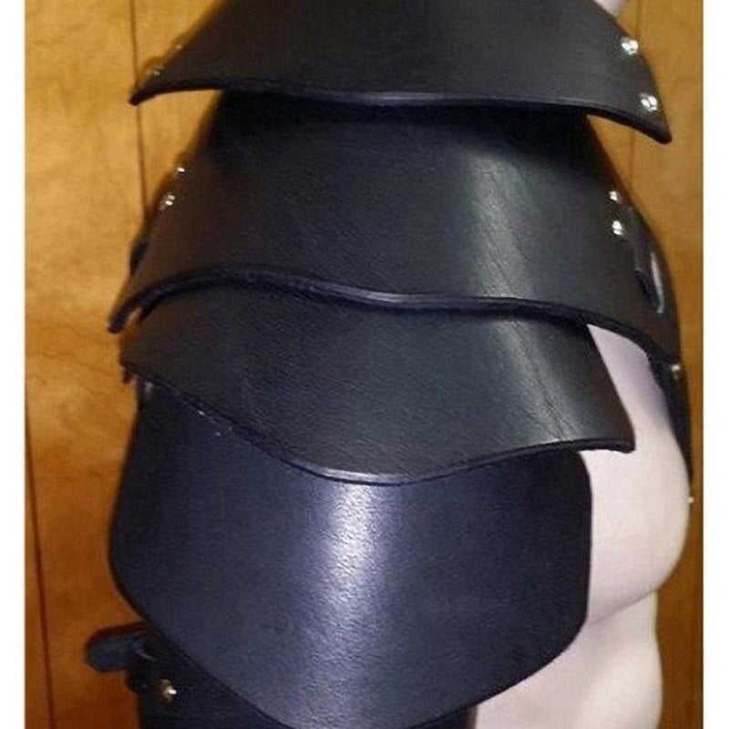 Middle Ages Knight Adjustable Single Shoulder Armor Men Adult Medieval Steampunk Costume Warrior Cosplay Accessories Spaulders