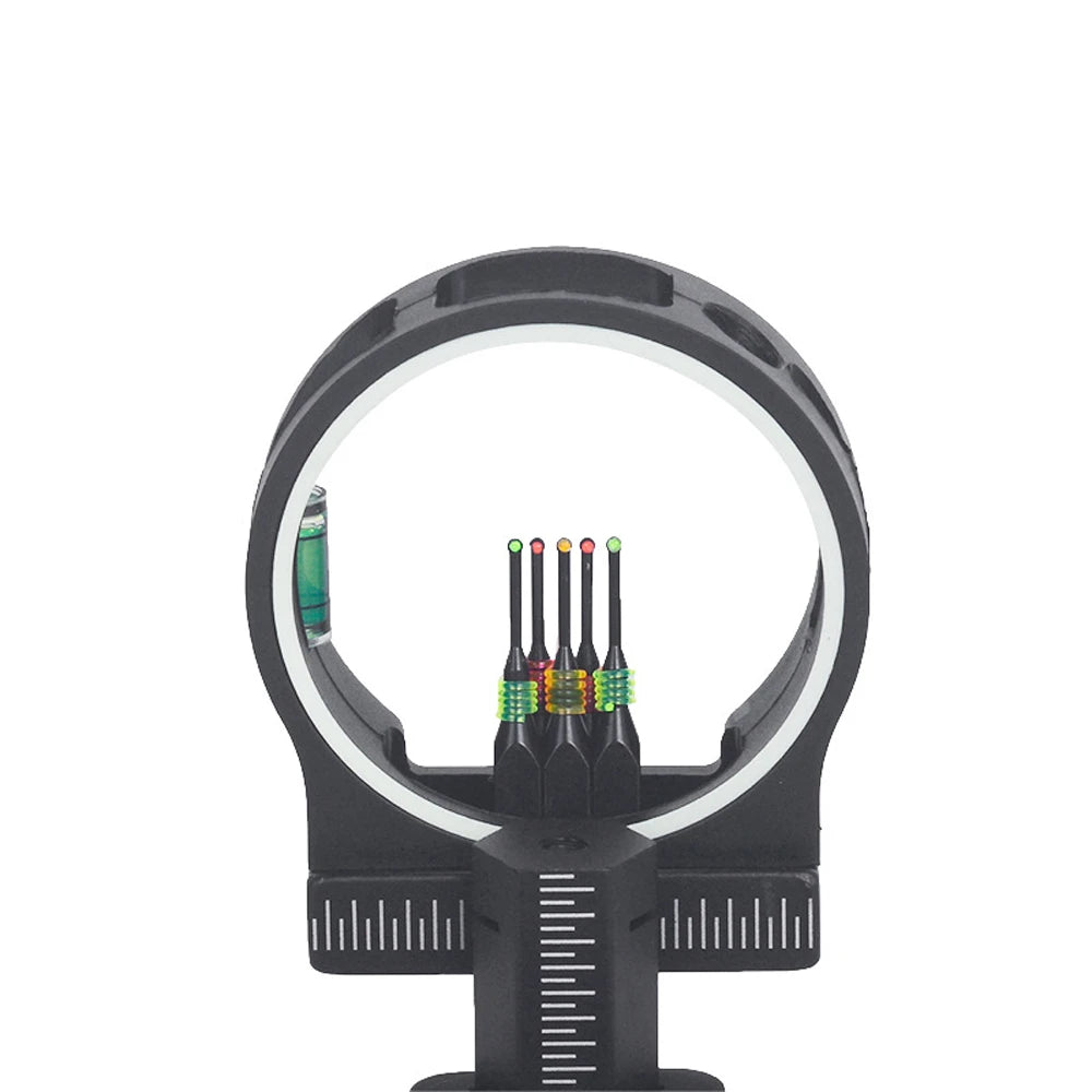 Adjustable 5 Pin Bow Sight Fiber