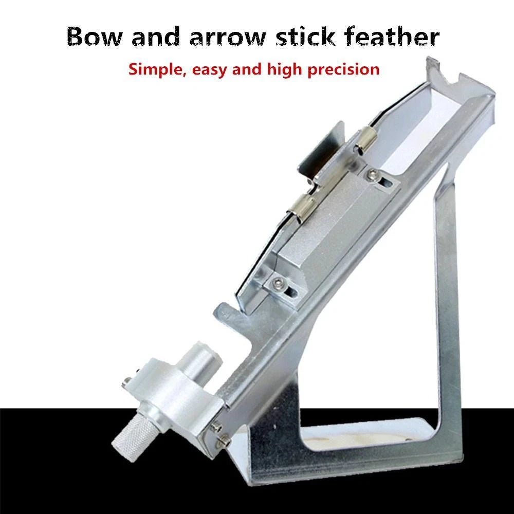Adjustable Fletching Jig - Straight and Helix Tool With Clamp