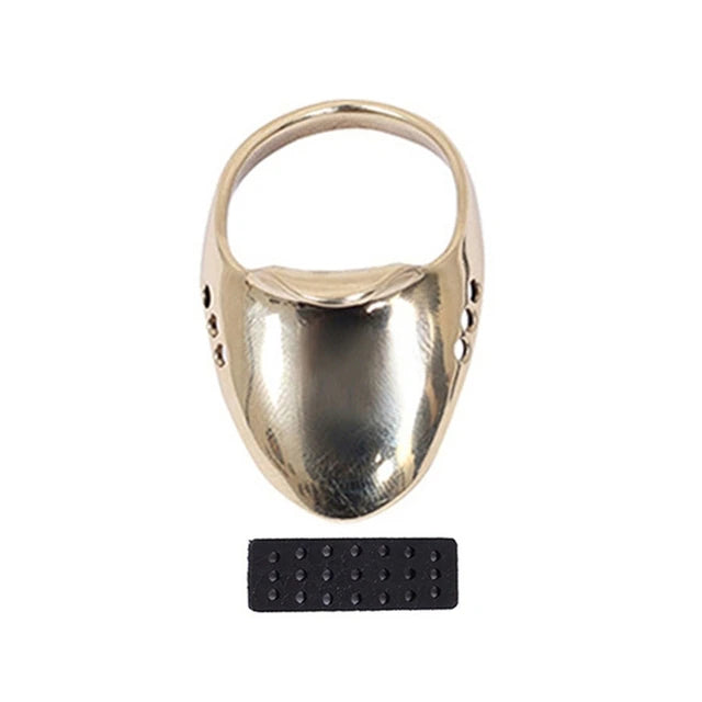 Brass Archery Thumb Protective Guard Ring