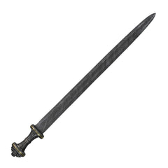 Viking Sword – Damascus Steel Carolingian Norse Hilt – 32" - Battling Blades