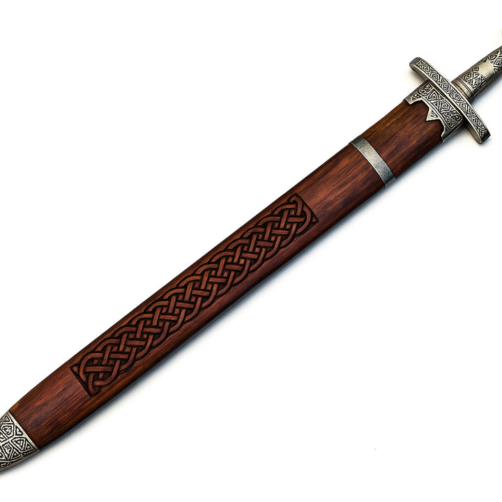 Viking Sword- Petersen Type S- Damascus Steel- 43" - Battling Blades