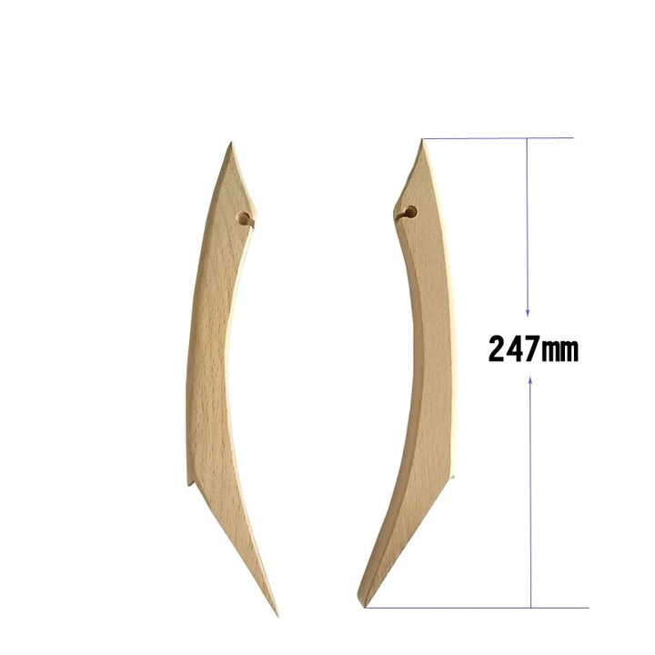 Wooden Bow Riser - Traditional Bow Handle