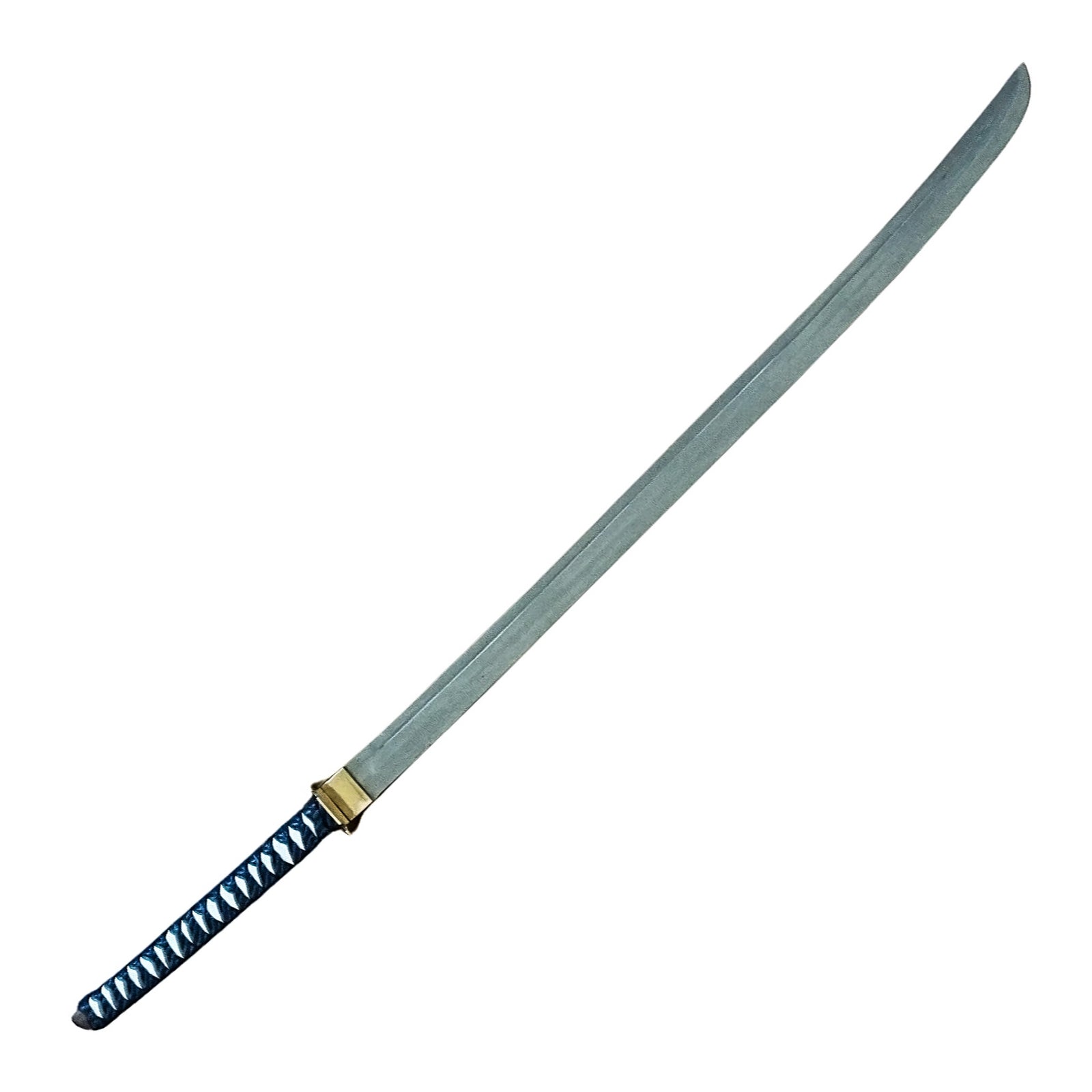 Blue Katana Sword- Handmade High Carbon Damascus Steel- 40.5" - Battling Blades