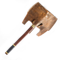 Double Axe Bundle- Labrys- Stand, Cleaning Kit, Sharpener - Battling Blades