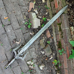 Viking King Sword- High Carbon Damascus Steel Sword- 50" - Battling Blades