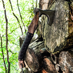 Viking Bearded Ax - 21" - Handmade High Carbon 1095 Steel - Battling Blades