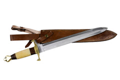 Arabian Qama Ceremonial Sword- Damascus Steel - Battling Blades