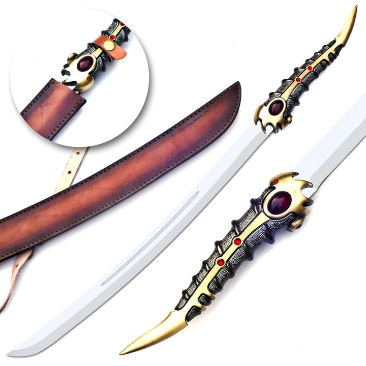 Eastern Wyrmblade – 1095 Steel- 30"- Fantasy Sword - Battling Blades