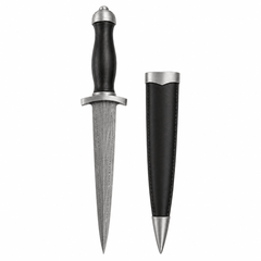 Scottish Dirk -Damascus Steel - 18" - Battling Blades