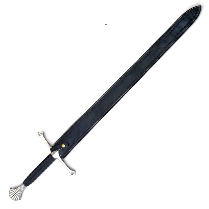 Longsword- High Carbon 1095 Steel Sword With Clay Temper- 45" - Battling Blades