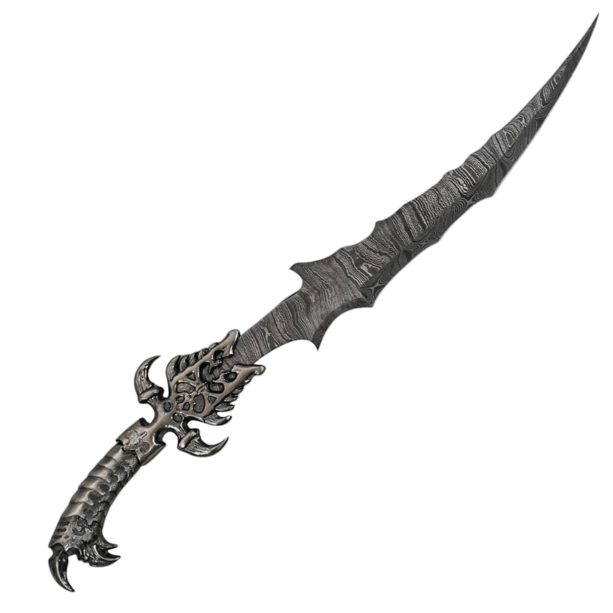 Demonic Knife- Damascus Steel- 25" - Battling Blades