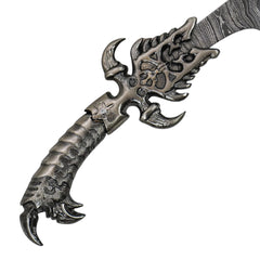 Demonic Knife- Damascus Steel- 25" - Battling Blades