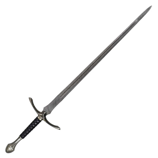 Black Longsword- Damascus Steel- 45" - Battling Blades