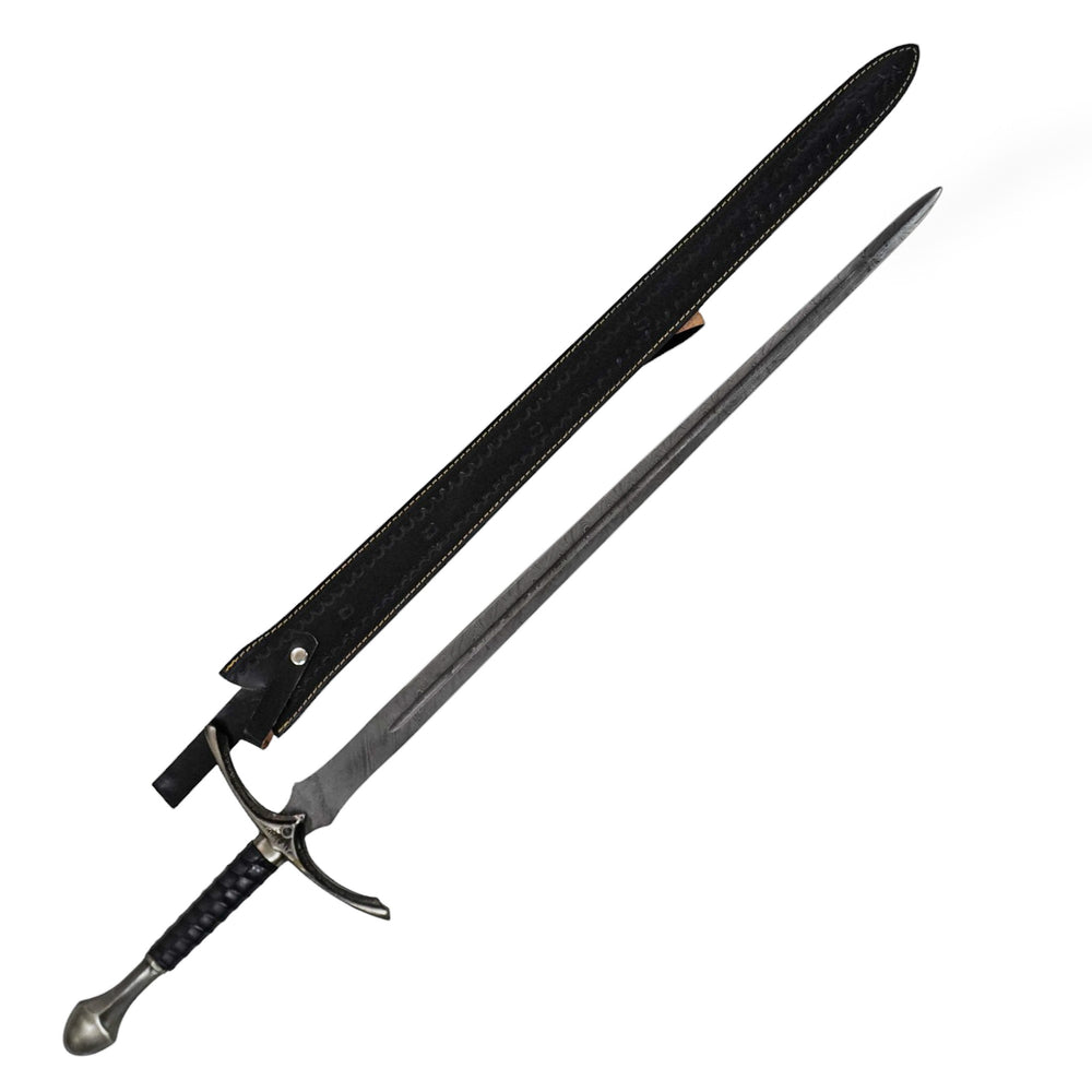 Black Longsword- Damascus Steel- 45"