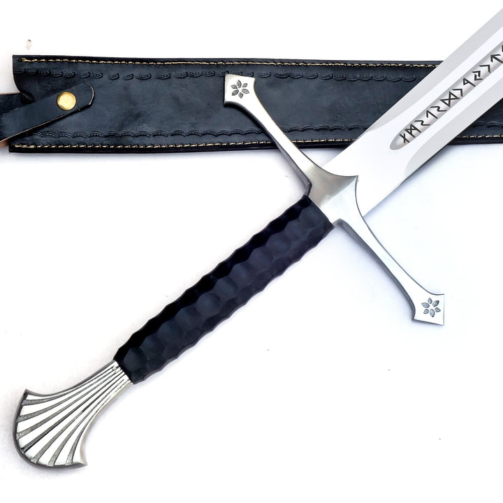 Longsword- High Carbon 1095 Steel Sword With Clay Temper- 45" - Battling Blades