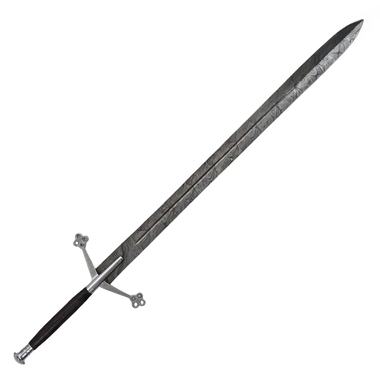 Claymore Sword- Damascus Steel - 44" - Battling Blades